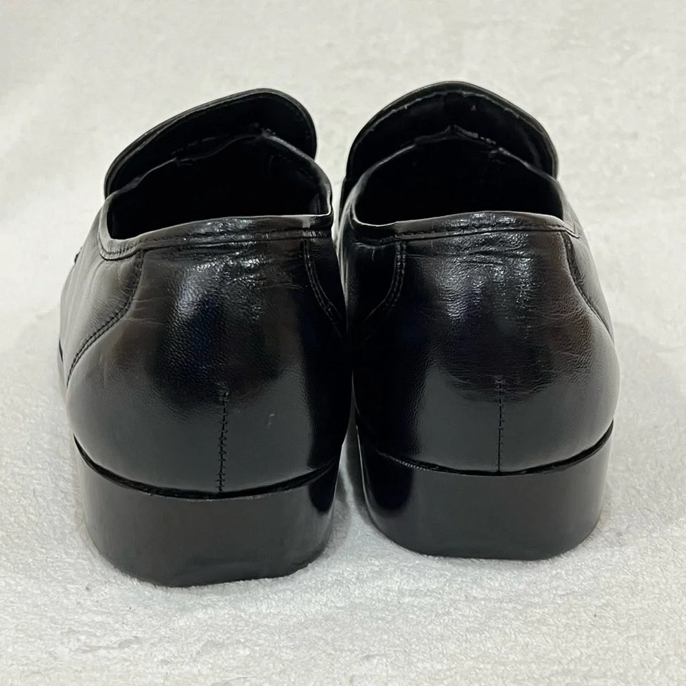 Florsheim Black Riva Moc Toe Slip-On Size 9.5
